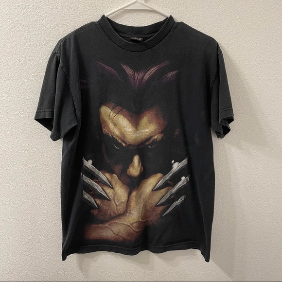 Marvel wolverine graphic t shirt black small
